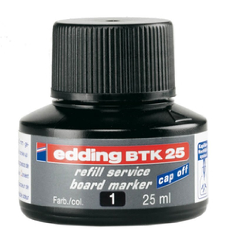 Edding Board Marker Mürekkep 25 ml Siyah E-BTK25