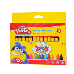 Play-Doh Mum Pastel Boya Crayon Yuvarlak 12 Renk